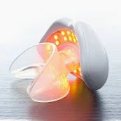 A close up of an led light on top of a table